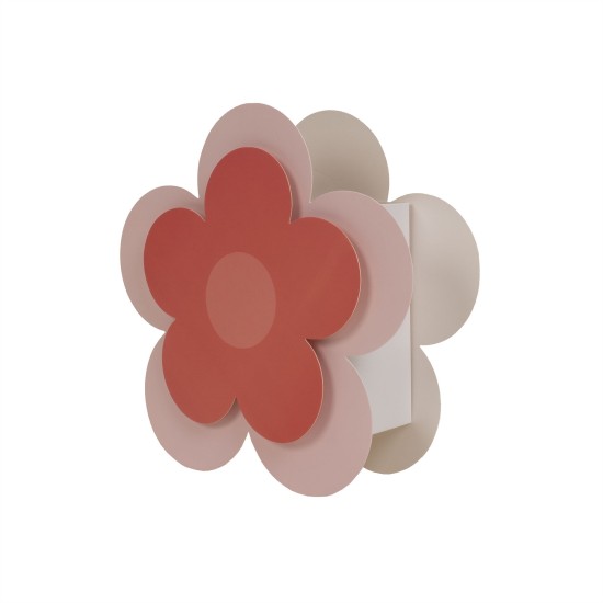 Set 3 cutii, model floare, culoare rosu, 15X15X7.5 cm, B.S.P. / SL427_1