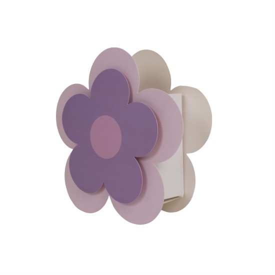 Set 3 cutii, model floare, culoare lila, 15X15X7.5 cm, B.S.P. / SL427_2