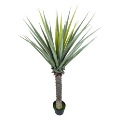 Copac artificial in ghiveci, model Aloe, 160x70 cm, B.S.P. / SL443