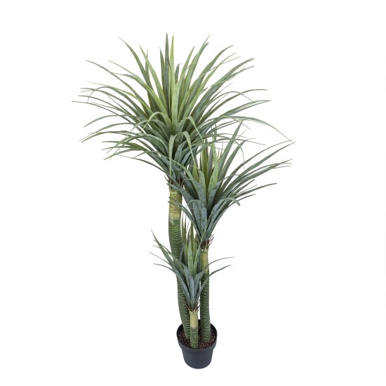 Copac artificial in ghiveci, model Dracaena, 160x60 cm, B.S.P. / SL444