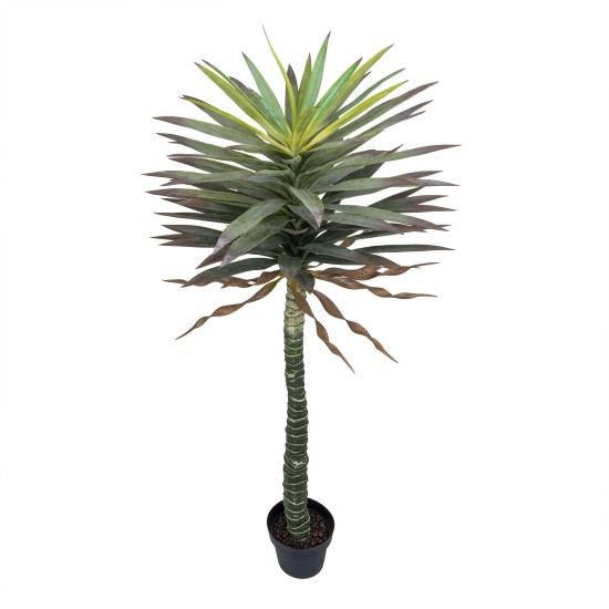 Copac artificial in ghiveci, model Yucca, 160x60 cm, B.S.P. / SL445