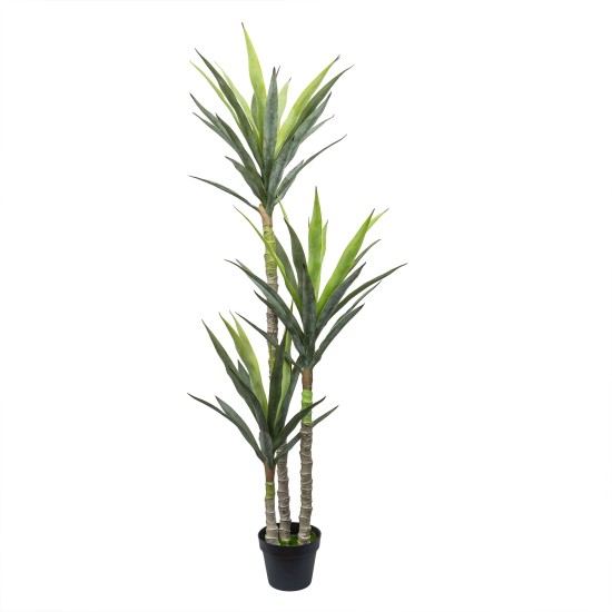 Copac artificial in ghiveci, model Dracaena, 150x50 cm, B.S.P. / SL446