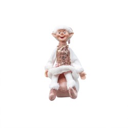 Decoratiune Craciun, Spiridus, culoare rosu, 30x10 cm, B.S.P. / SL455_RZ