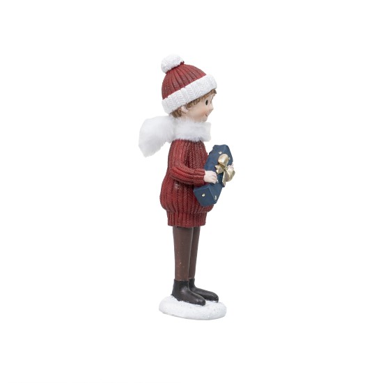 Decoratiune ceramica, model baiat, 21x7 cm, B.S.P. / SL514