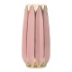 Vaza din ceramica, culoare roz, H 22, B.S.P. / SL579_R