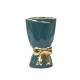 Vaza din ceramica, culoare verde, H 18, B.S.P. / SL580_V