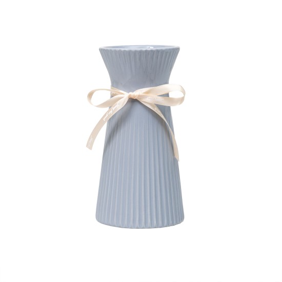 Vaza din ceramica, culoare gri, H 19, B.S.P. / SL584_G