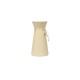 Vaza din ceramica, culoare crem, H 22 cm, B.S.P. / SL585_C