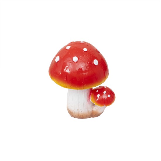 Decoratiune ceramica, gradina, model ciuperca, 20x15 cm, B.S.P. / SL599