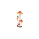 Decoratiune ceramica, gradina, model ciuperca, 32x13 cm, B.S.P. / SL600_A