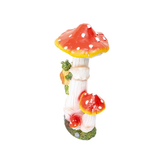 Decoratiune ceramica, gradina, model ciuperca, 32x13 cm, B.S.P. / SL600_A