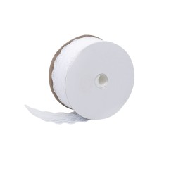 Rola dantela, 2.5 cm / 10m , culoare alb, B.S.P. / SL605_A