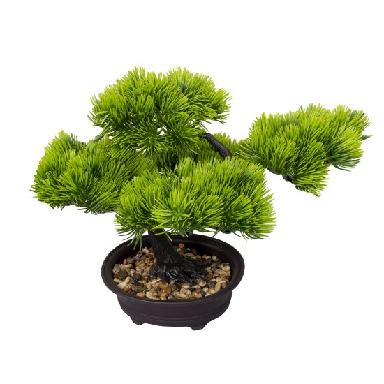 Bonsai in ghiveci, culoare verde, 34x24 cm, B.S.P. / SL613