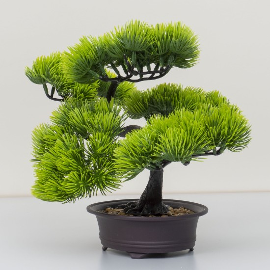 Bonsai in ghiveci, culoare verde, 25X35 cm, B.S.P. / SL615