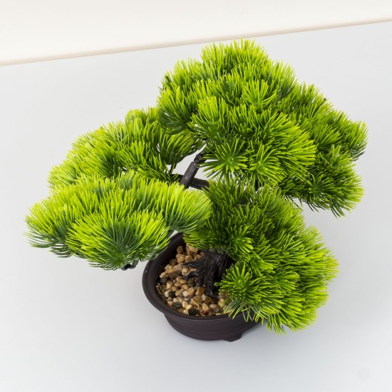 Bonsai in ghiveci, culoare verde, 25X35 cm, B.S.P. / SL615