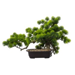 Bonsai in ghiveci, culoare verde, 55x33 cm, B.S.P. / SL616
