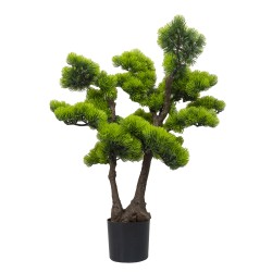Bonsai in ghiveci, culoare verde, 65x50 cm, B.S.P. / SL617