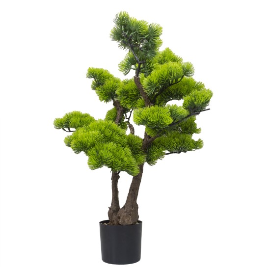 Bonsai in ghiveci, culoare verde, 65x50 cm, B.S.P. / SL617