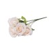 Buchet 7 trandafiri artificiali, culoare roz deschis, H 40 cm, B.S.P. / SL621_1