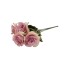 Buchet 7 trandafiri artificiali, culoare roz degrade, H 40 cm, B.S.P. / SL621_7
