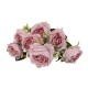 Buchet 9 bujori artificiali, culoare roz, H 40 cm, B.S.P. / SL622_3