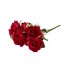 Buchet 9 bujori artificiali, culoare rosu, H 40 cm, B.S.P. / SL622_4