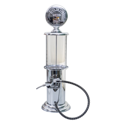 Dozator de bauturi, gradat cu furtun, culoare argintiu, H 45 cm, B.S.P. / SL653