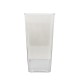 Vaza din plastic, model transparent, 30x16x12 cm, B.S.P. / SL658