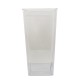 Vaza din plastic, model transparent, 38x19x14 cm, B.S.P. / SL659