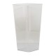 Vaza din plastic, model transparent, 38x19x14 cm, B.S.P. / SL659