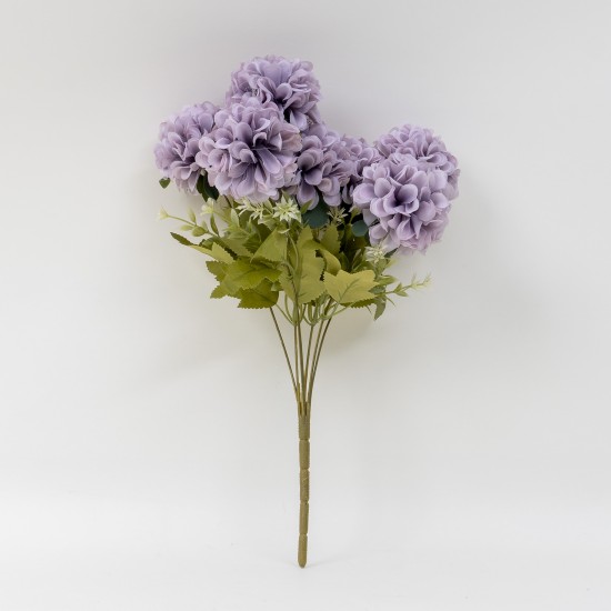 Buchet hortensie artificiala, culoare mov, H 40, B.S.P. / SL667_2
