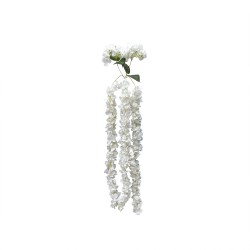 Buchet hortensie curgatoare, culoare alb, 110x20 cm, B.S.P. / SL668_A