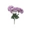 Buchet hortensie artificiala, 5 capete, culoare mov, h-44 cm, B.S.P. / SL684_Mov