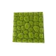 Perete verde artificial, model cu muschi iesiti in relief, culoare verde, 50x50 cm, B.S.P. / SL692-1