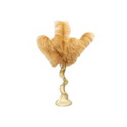 Copac, puf sintetic, culoare auriu, H-80cm, B.S.P. / SL692_Auriu