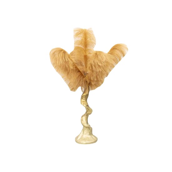 Copac, puf sintetic, culoare auriu, H-80cm, B.S.P. / SL692_Auriu