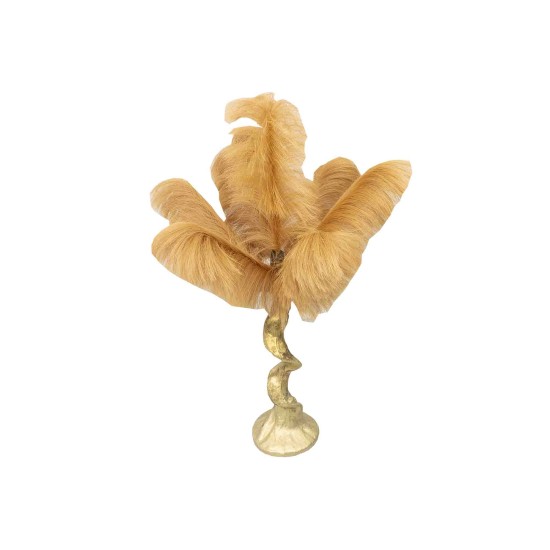 Copac, puf sintetic, culoare auriu, H-80cm, B.S.P. / SL692_Auriu