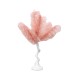 Copac, puf sintetic, culoare roz, H-80cm, B.S.P. / SL692_Roz