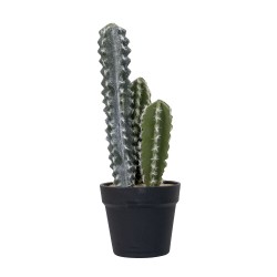 Decoratiune artificiala, cactus in ghiveci de plastic, H 40 cm, B.S.P. / SL693-1