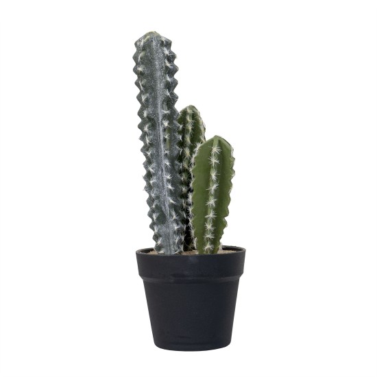 Decoratiune artificiala, cactus in ghiveci de plastic, H 40 cm, B.S.P. / SL693-1