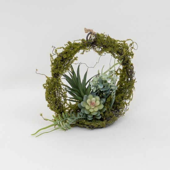 Aranjament plante artificiale, 25X13X24 cm, B.S.P. / SL695-1