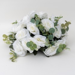 Aranjament floral, culoare alb, Ø 35 cm, B.S.P. / SL697-1_1