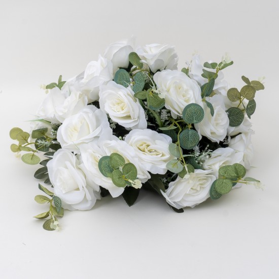 Aranjament floral, culoare alb, Ø 35 cm, B.S.P. / SL697-1_1