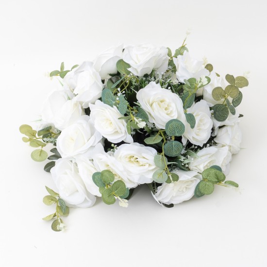 Aranjament floral, culoare alb, Ø 35 cm, B.S.P. / SL697-1_1