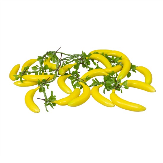 Funie fructe artificiale, model banane, set 5 funii, L 50 cm, B.S.P. / SL703_B
