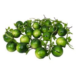 Funie fructe artificiale, model pepene, set 5 funii, L 50 cm, B.S.P. / SL703_P