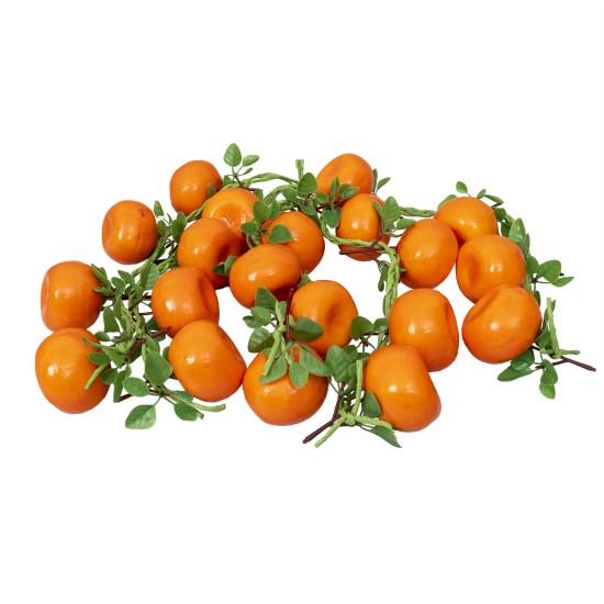 Funie fructe artificiale, model mandarine, set 5 funii, L 50 cm, B.S.P. / SL703_M