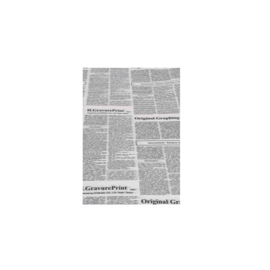 Folie celofan, 20/set, model ziar, culoare alb, 57x57 cm, B.S.P. / SL735_2