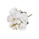 Buchet 12 trandafri artificiali, culoare alb, H 35 cm, B.S.P. / SL737_3