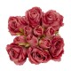 Buchet 12 trandafri artificiali, culoare roz inchis, H 35 cm, B.S.P. / SL737_5